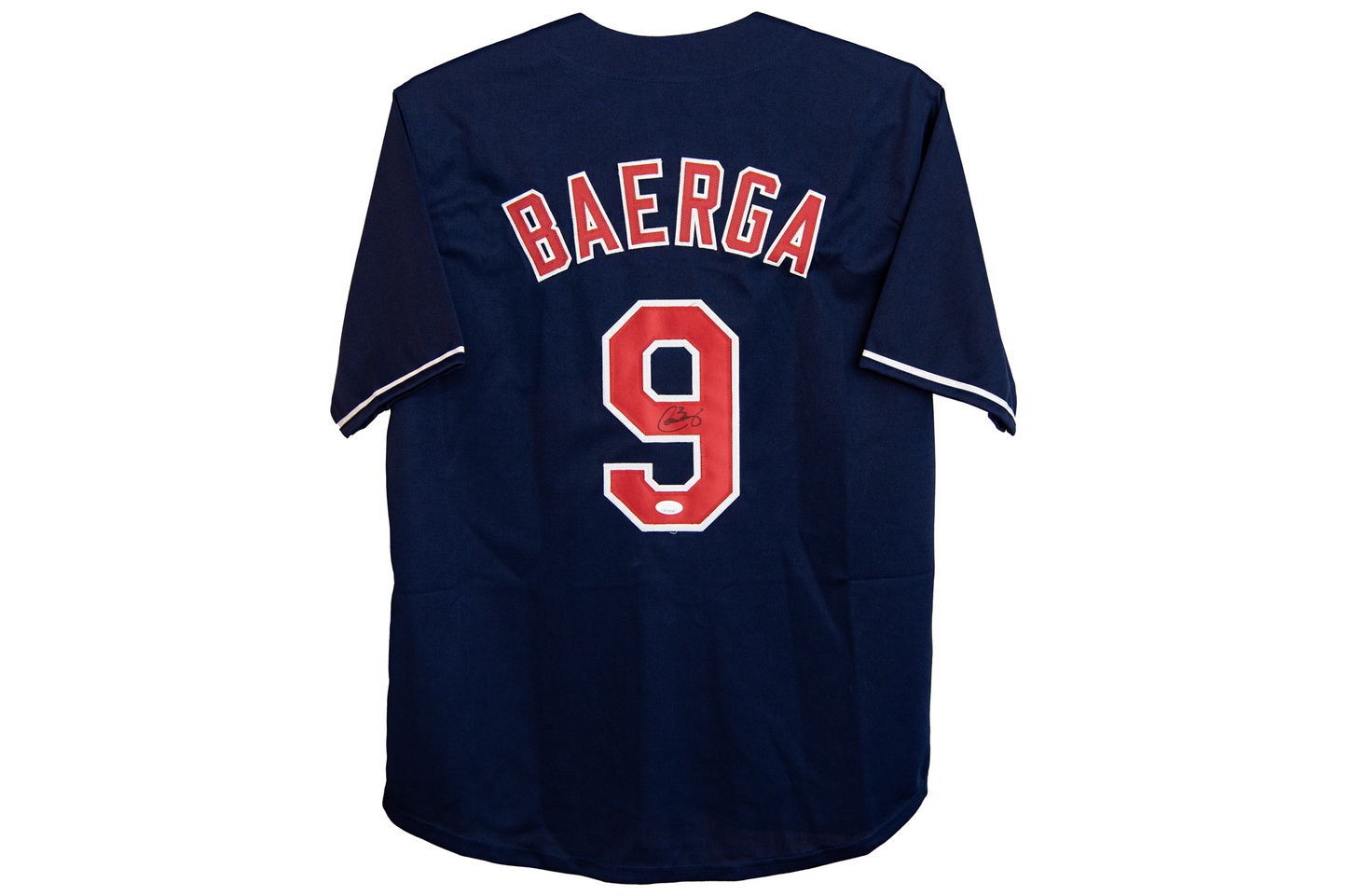 Carlos Baerga Autographed Blue Cleveland Custom Jersey