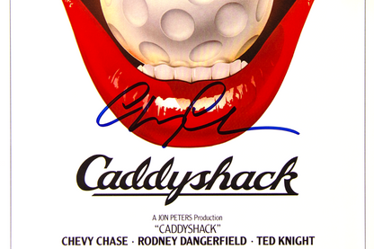 Chevy Chase Autographed 'Caddyshack' Poster