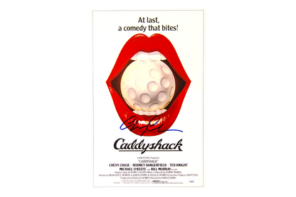 Chevy Chase Autographed 'Caddyshack' Poster