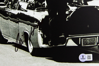 Clint Hill Autographed JFK Secret Service 8x10 Photo