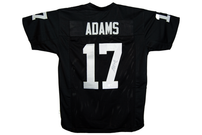 Davante Adams Autographed Custom Black Las Vegas Jersey