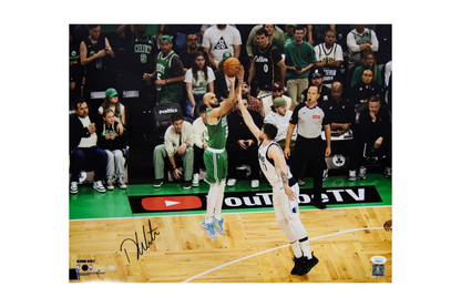 Derrick White Autographed Boston Celtic 16x20 Photo