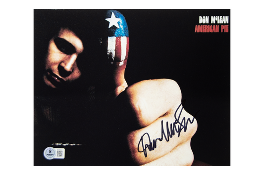 Don McLean Autographed 8x10 'American Pie' Photo