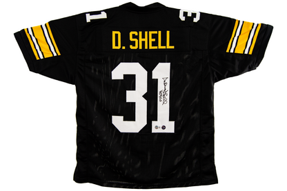 Donnie Shell Autographed Custom Black Pittsburgh Jersey (HOF 20)