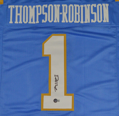 Dorian Thompson-Robinson Autographed Blue Custom Jersey