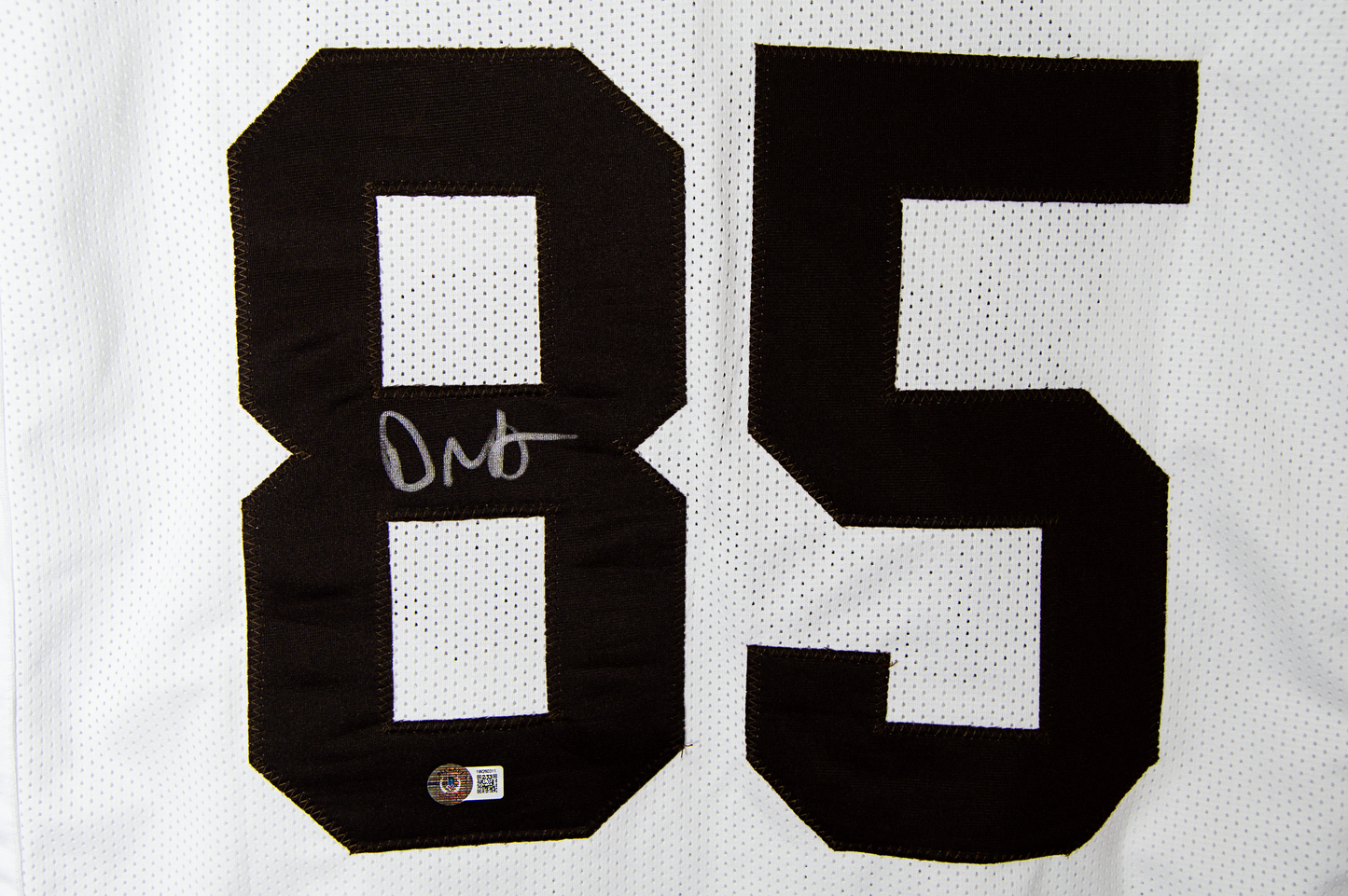 David Njoku Autographed Custom White Cleveland Jersey