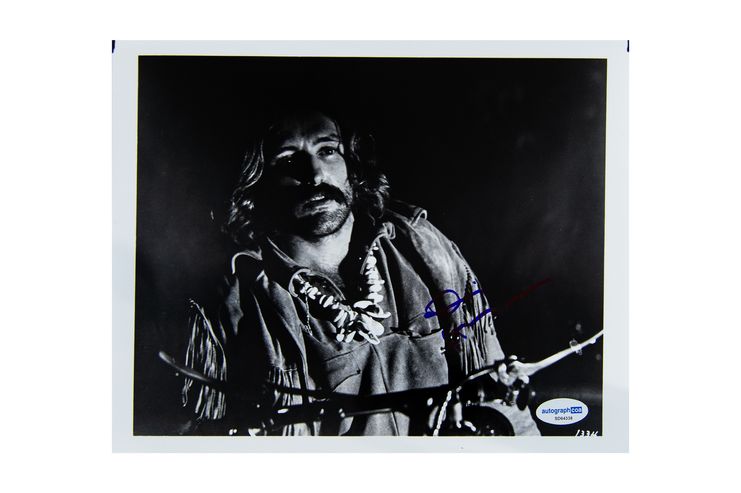 Dennis Hopper Autographed 'Easy Rider' 8x10 Photo