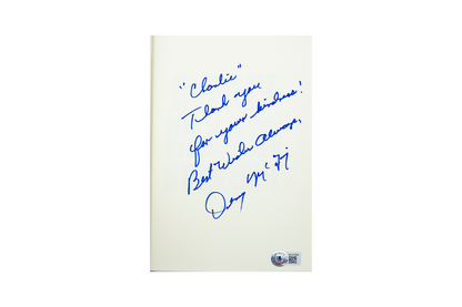 Denny McLain Autographed 'Strikeout' Book