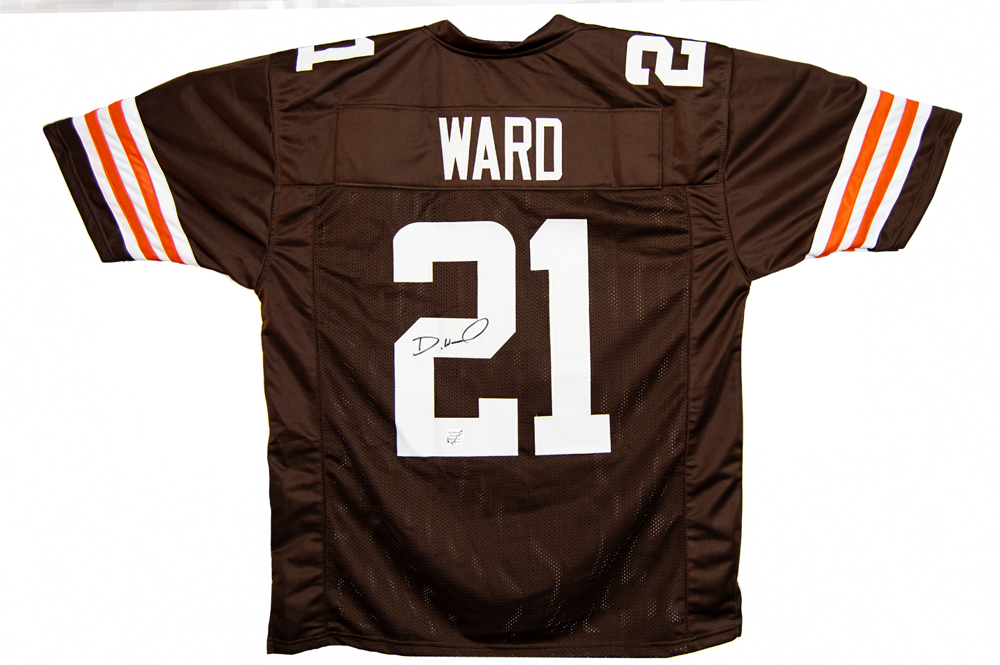 Denzel Ward Autographed Brown Cleveland Jersey