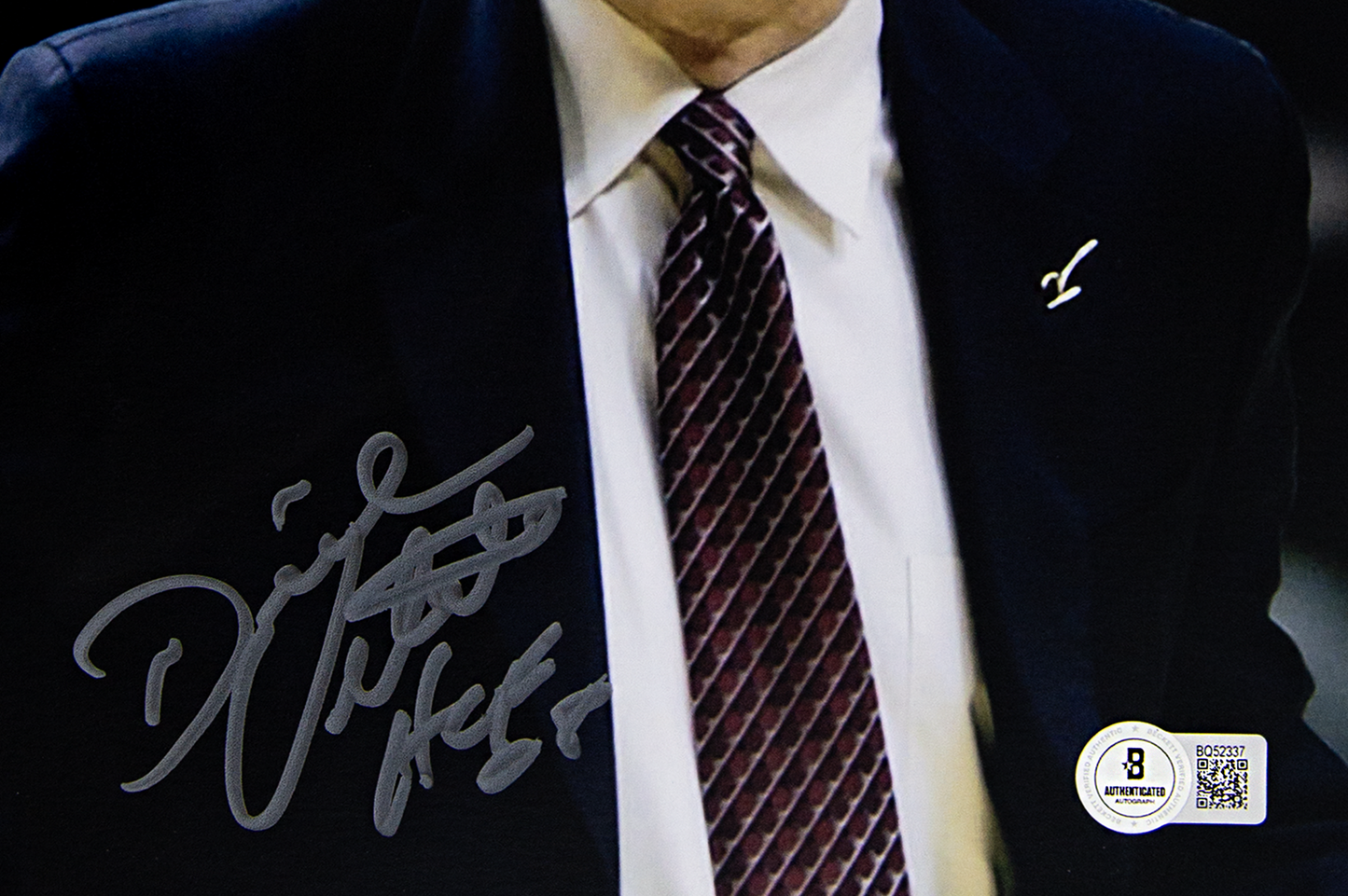 Dick Vitale Autographed Photo (HOF 08)