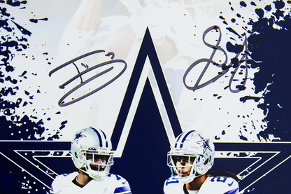 Travon Diggs and Stephon Gilmore Autographed Dallas Cowboys 11x14 Photo