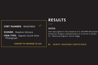 Travon Diggs and Stephon Gilmore Autographed Dallas Cowboys 11x14 Photo