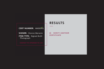 Dionne Warwick Autographed 8x10 Photo