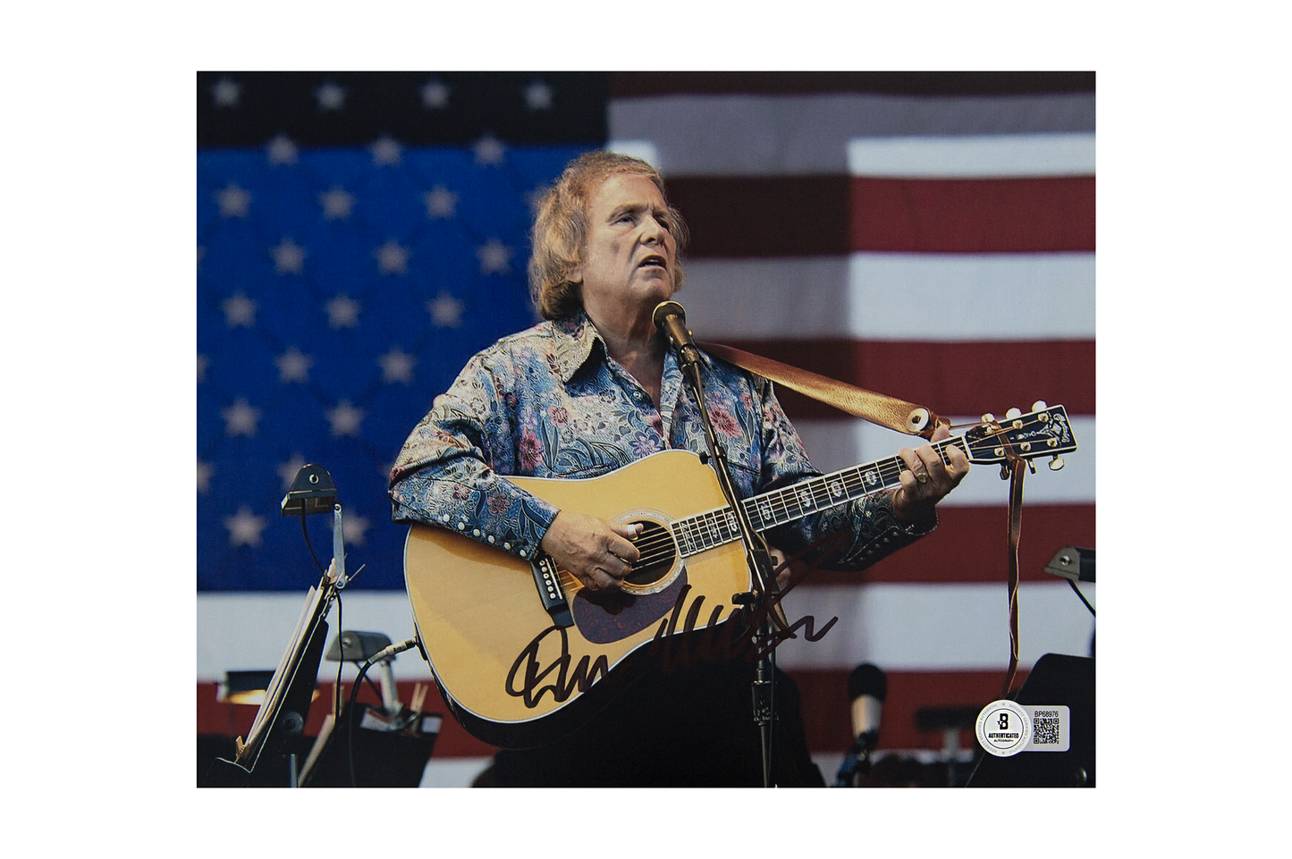Don McLean Autographed 8x10 Photo