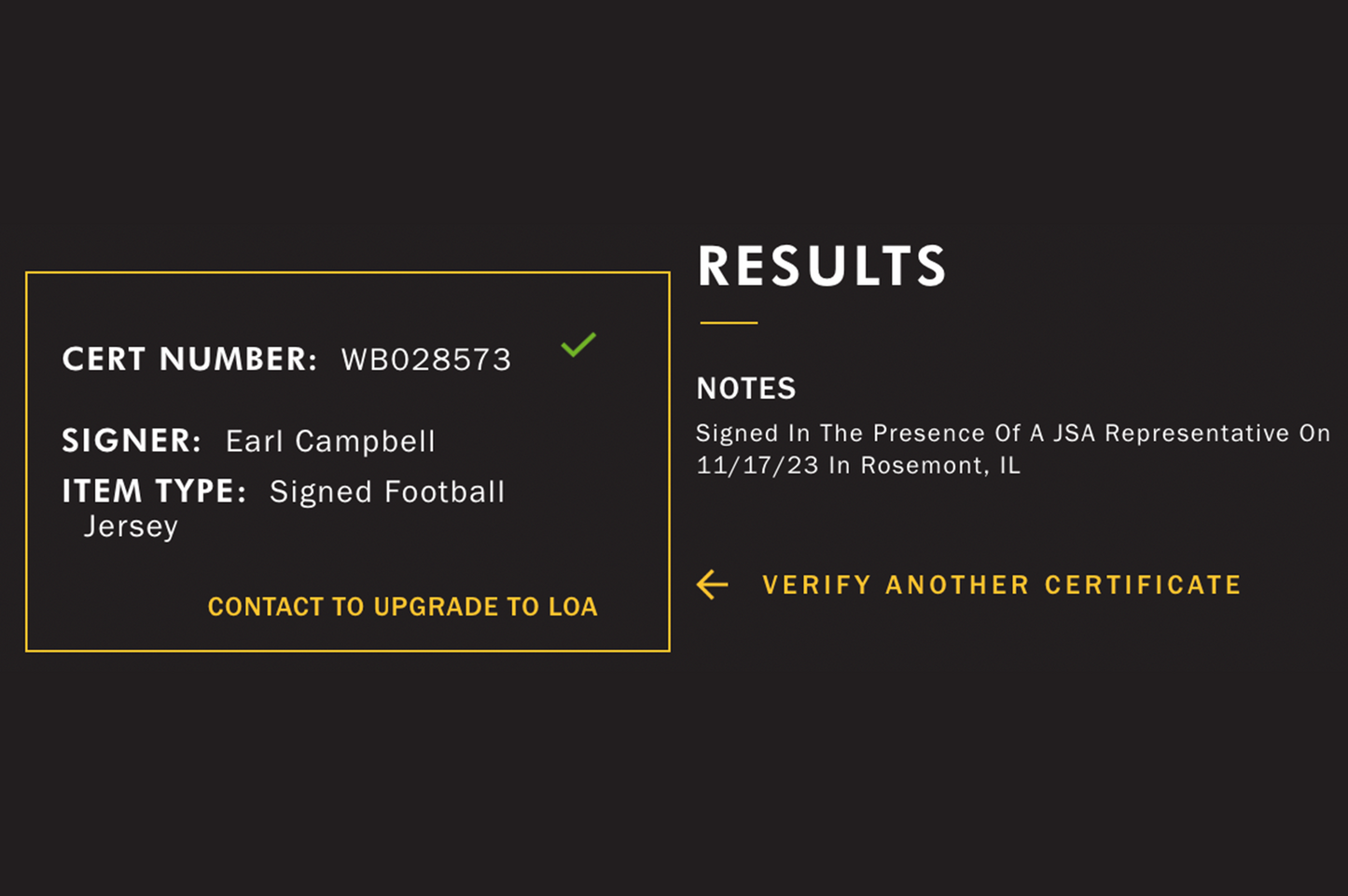 Earl Campbell Autographed Custom White Houston Jersey