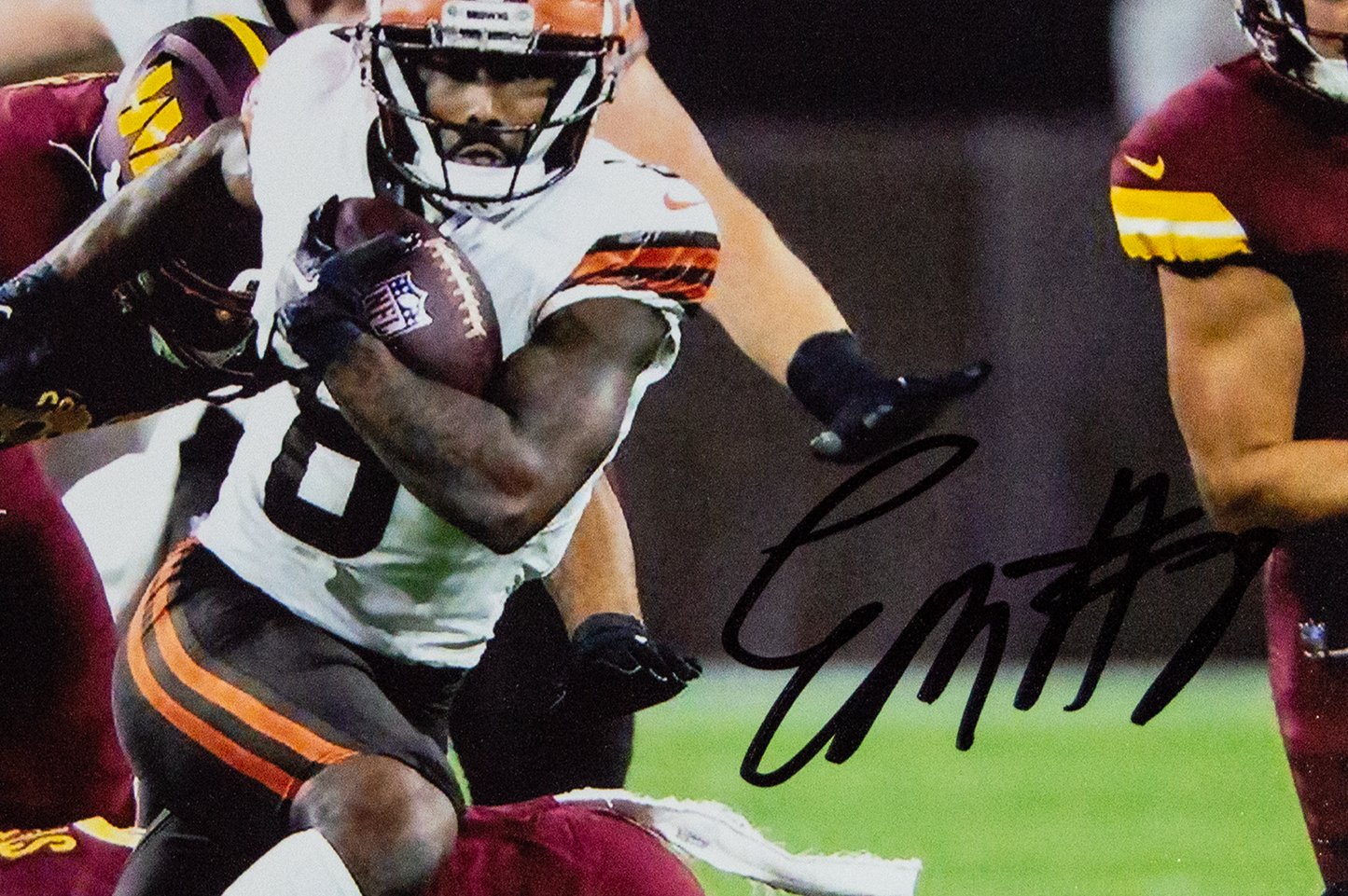 Elijah Moore Autographed 8x10 Cleveland Browns Photo