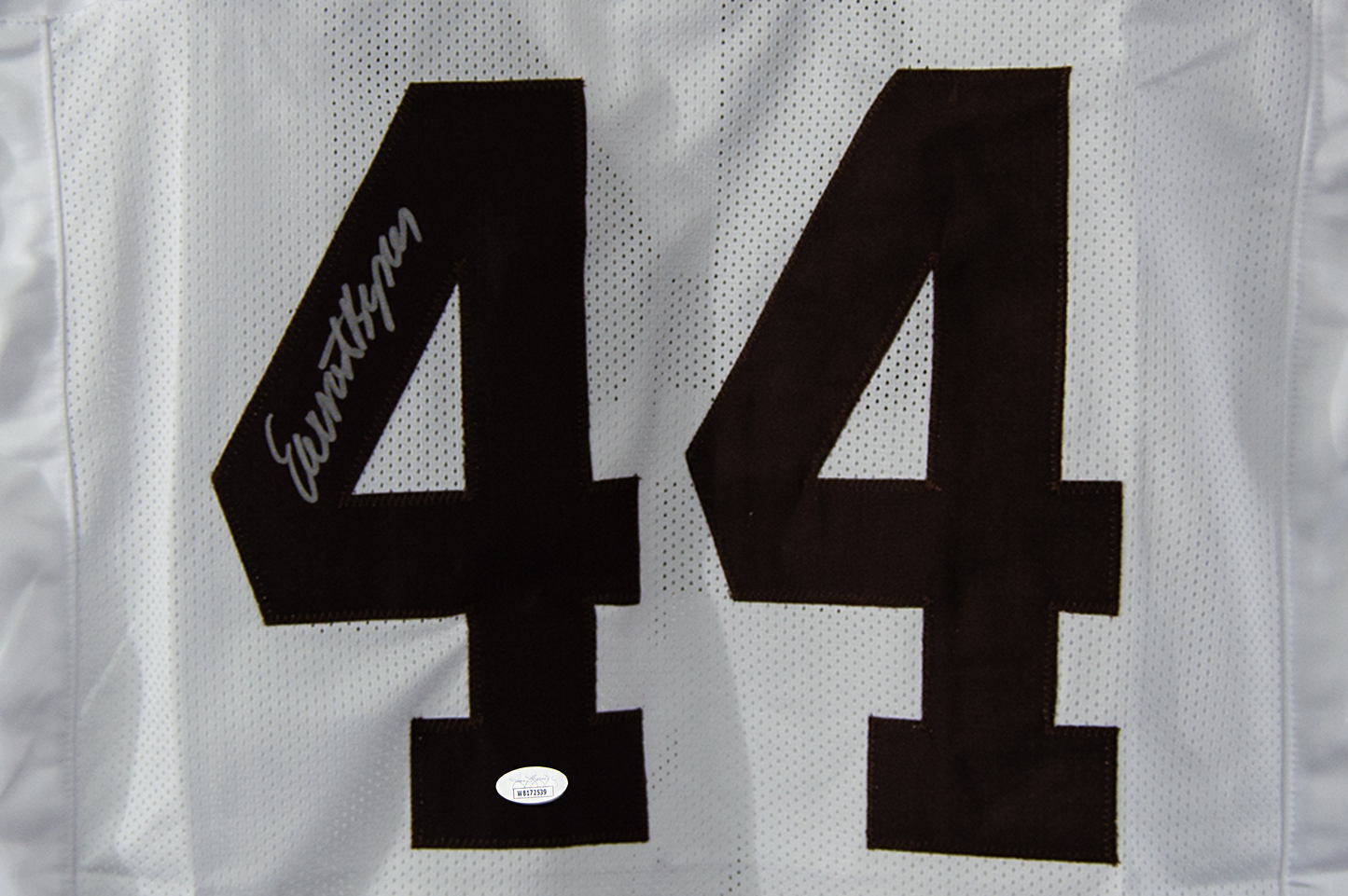 Ernest Byner Autographed Custom White Cleveland Jersey