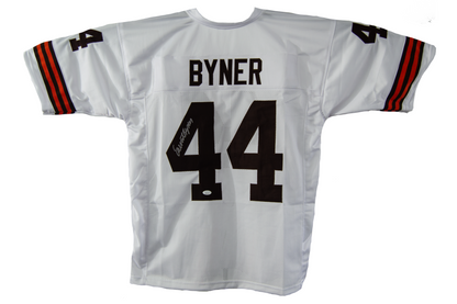 Ernest Byner Autographed Custom White Cleveland Jersey