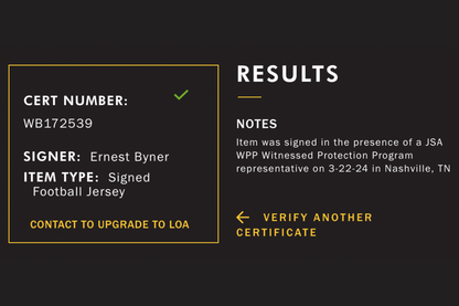 Ernest Byner Autographed Custom White Cleveland Jersey