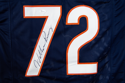 William Perry Autographed Blue Chicago Custom Jersey