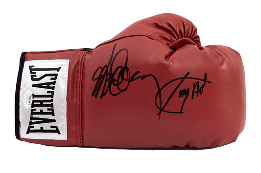 Gerry Cooney and Larry Holmes Autographed Everlast Boxing Glove