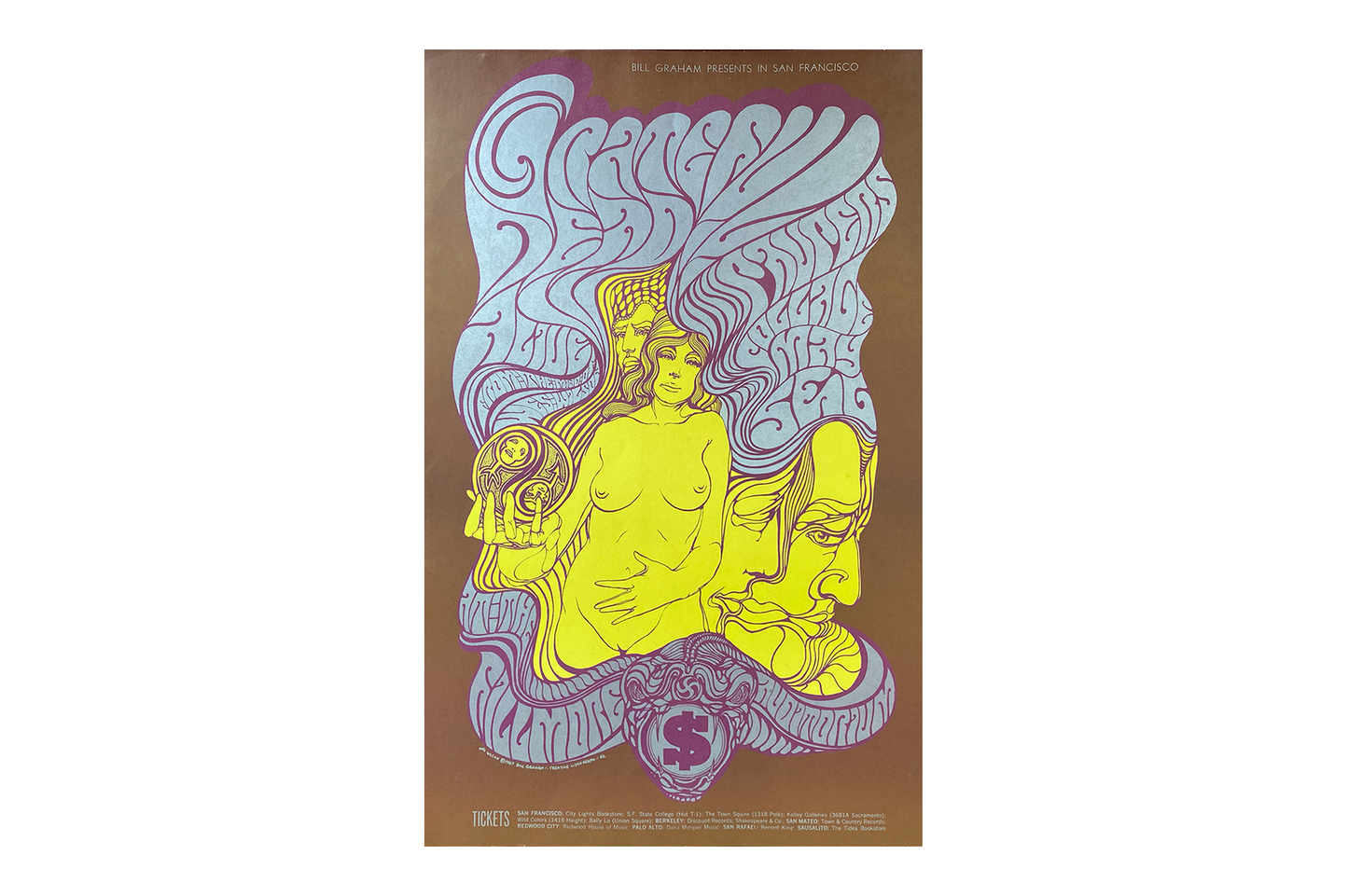 Grateful Dead  - Fillmore West - 1967 (2nd Print)