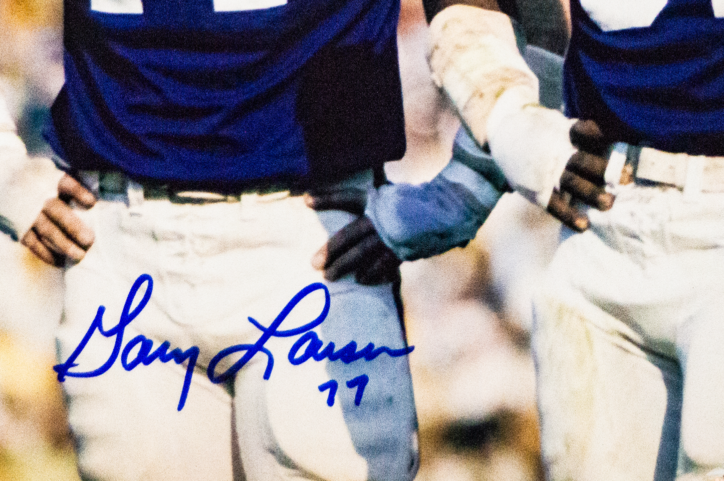 Gary Larsen Autographed Minnesota Vikings Photo