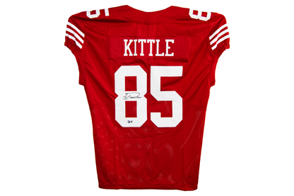 George Kittle Autographed Custom Red San Francisco Jersey
