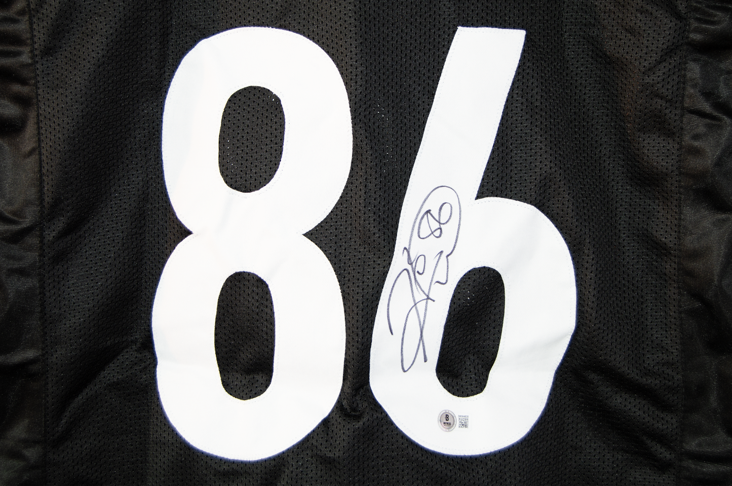 Hines Ward Autographed Black Pittsburgh Custom Jersey