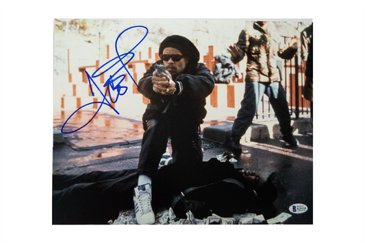 Ice T Autographed 'New Jack City' Picture