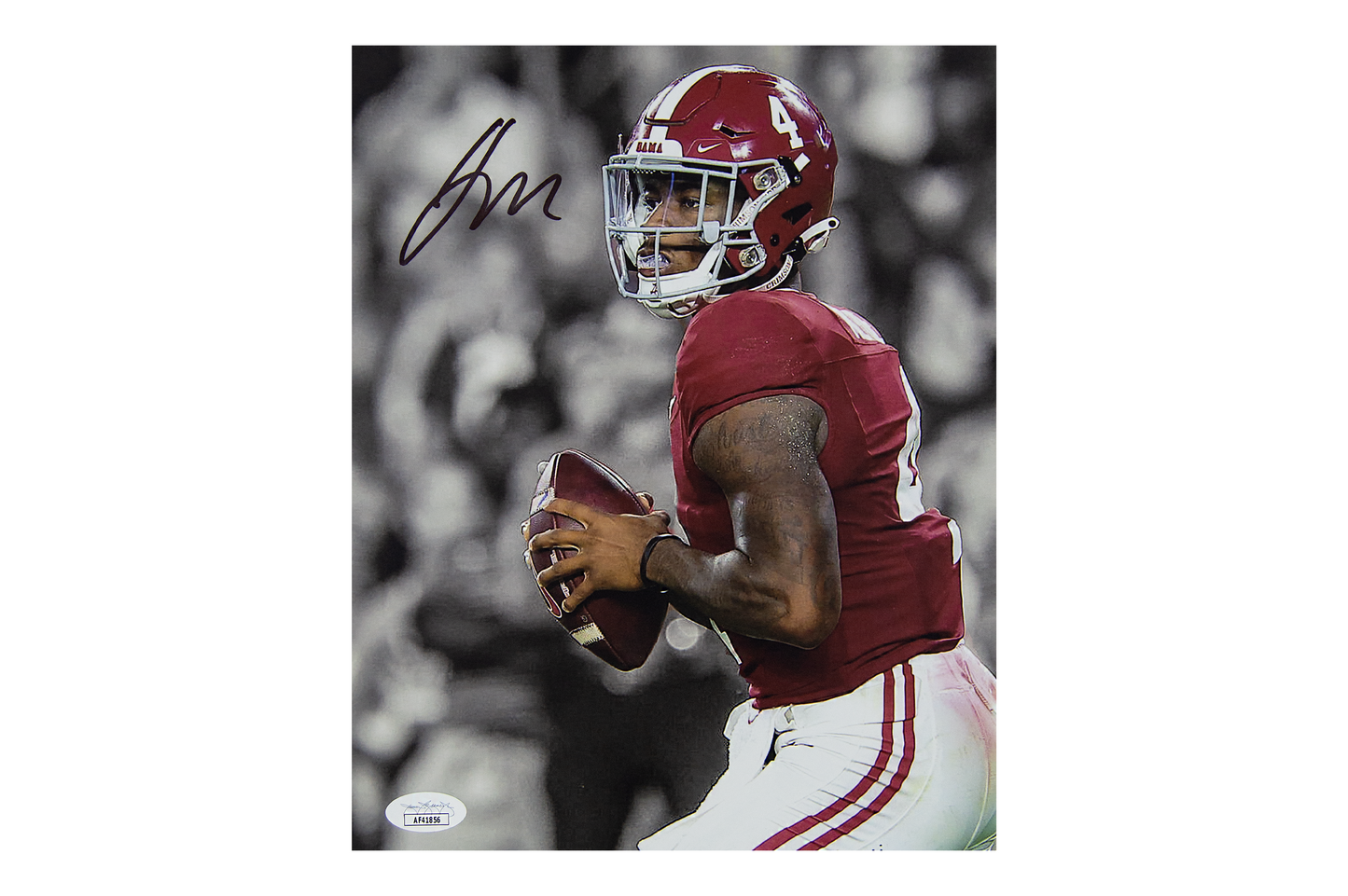Jalen Milroe Autographed 8x10 Alabama Crimson Tide Photo