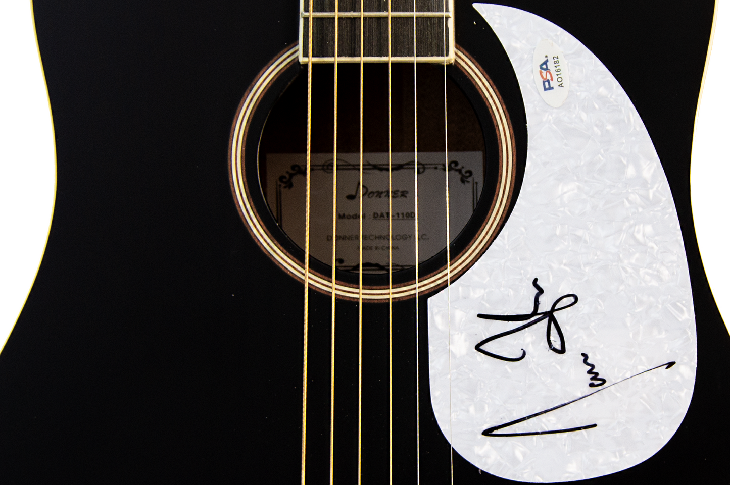 James Taylor Autographed Acoustic Guitar