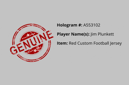 Jim Plunkett Autographed Cardinal Red Custom Jersey
