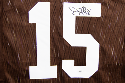 Joe Flacco Autographed Custom Brown Cleveland Jersey