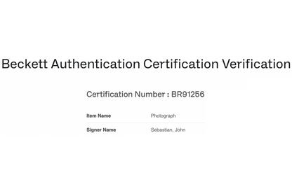 John Sebastian Autographed 8x10 Photo