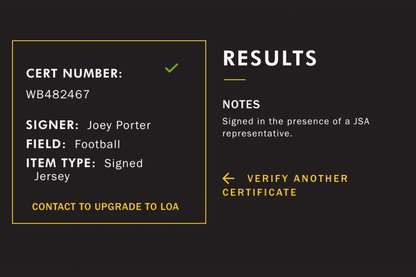 Joey Porter Sr Autographed Custom Black Pittsburgh Jersey