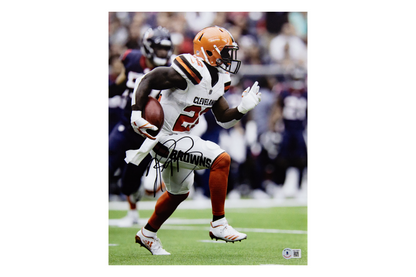Jabrill Peppers Autographed 11x14 Cleveland Browns Photo