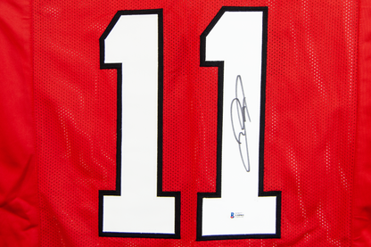 Jake Fromm Autographed Custom Red Georgia Jersey