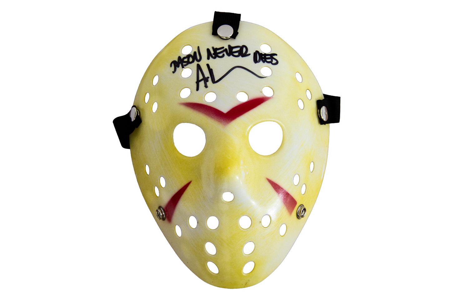 Ari Lehman Autographed Yellow 'Friday The 13th' Jason Mask
