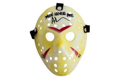 Ari Lehman Autographed Yellow 'Friday The 13th' Jason Mask