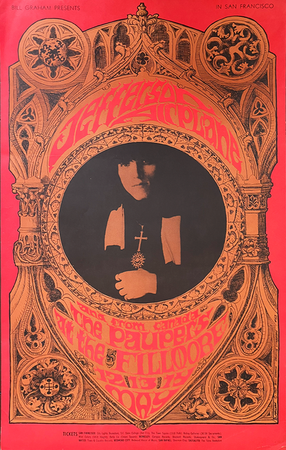 Jefferson Airplane - Fillmore West - 1967 (1st Print)