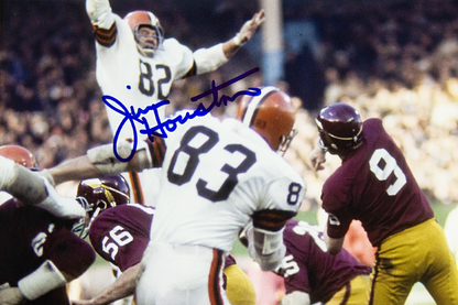 Jim Houston Autographed 8x10 Cleveland Browns Photo