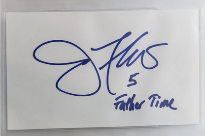 Joe Flacco Autographed Encapsulated Slab (Father Time)