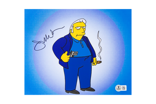 Joe Montegna Autographed 'Fat Tony' The Simpsons 8x10 Picture