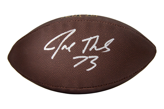 Joe Thomas Autographed Football