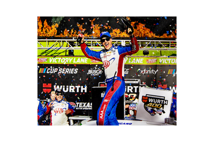 Joey Logano Autographed 11x14 Photo (2025 Texas Win)