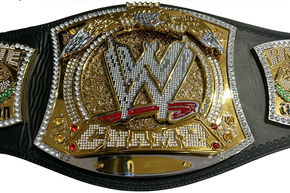 John Cena Autograped WWE Champion Spinner Belt