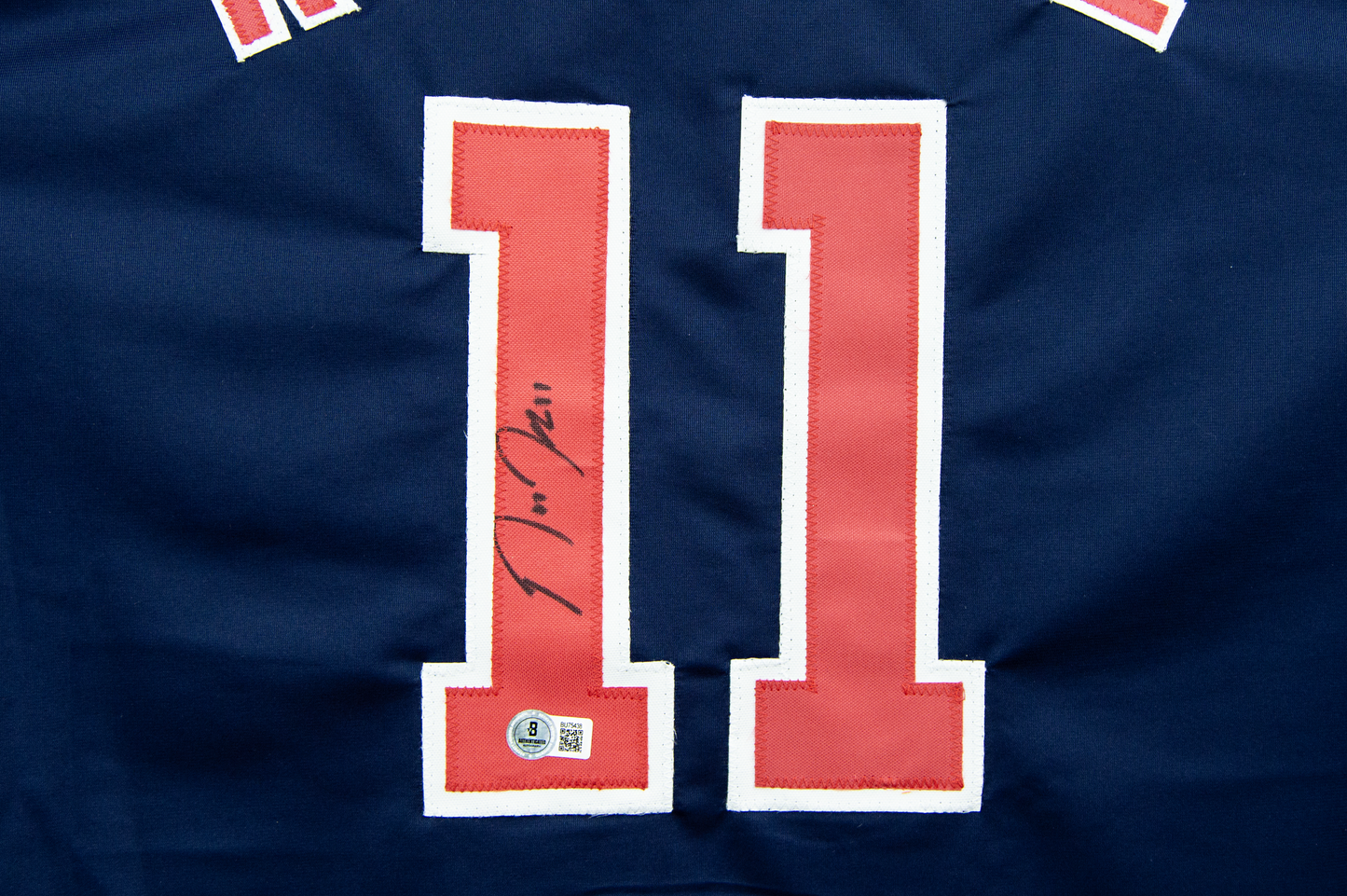 Jose Ramirez Autographed Custom Blue Cleveland Jersey