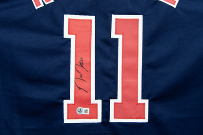 Jose Ramirez Autographed Custom Blue Cleveland Jersey