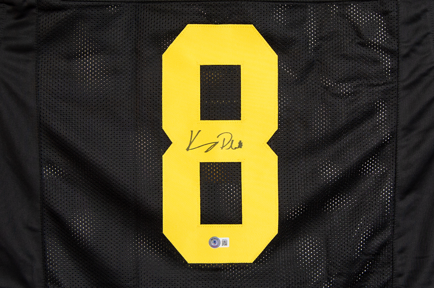 Kenny Pickett Autographed Custom Black Pittsburgh Jersey